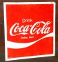 E 47. Drink Coca-Cola gedep. Merk - alu -reflecterend - 50,5 x 49cm (Small)